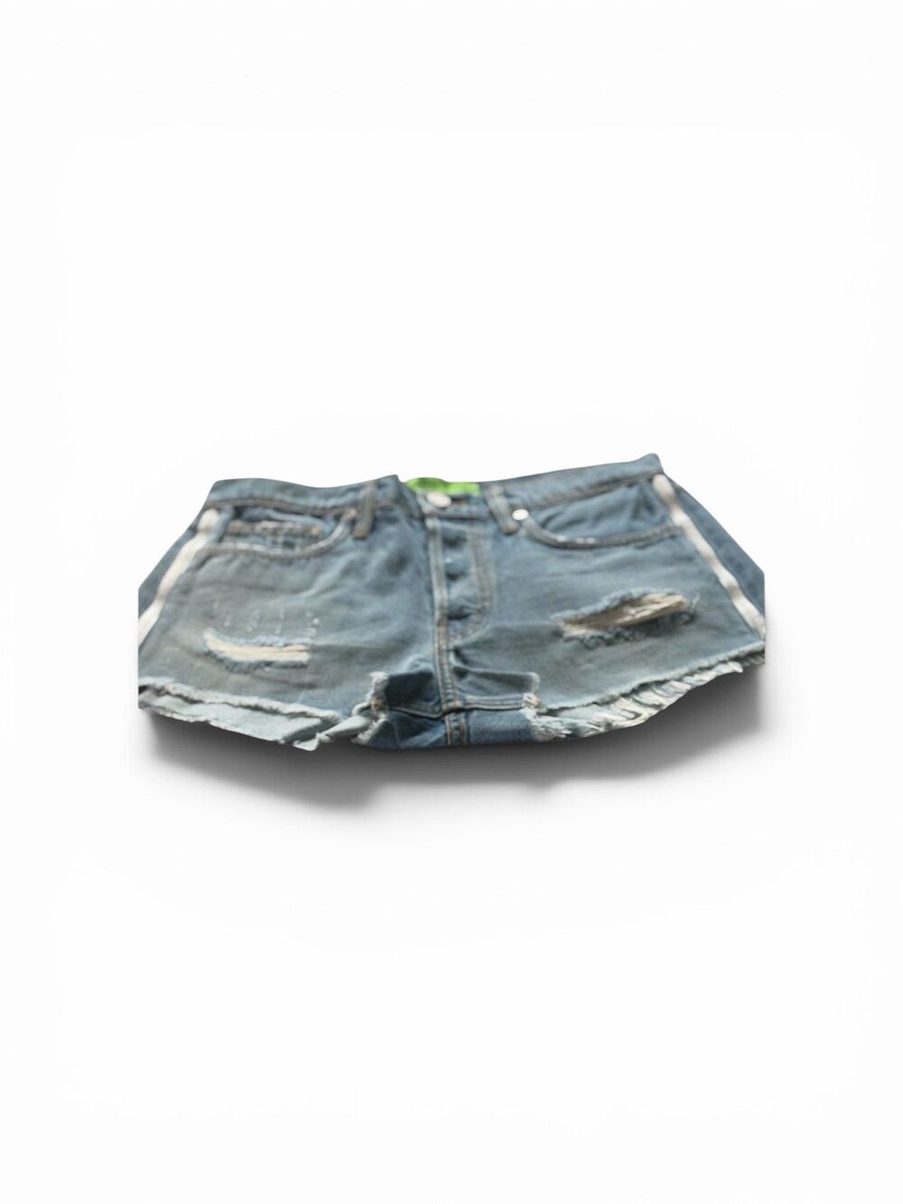 Sandrine Rose SR Denim Shorts
Women Cotton Blue Distressed Cut Off
Size 27